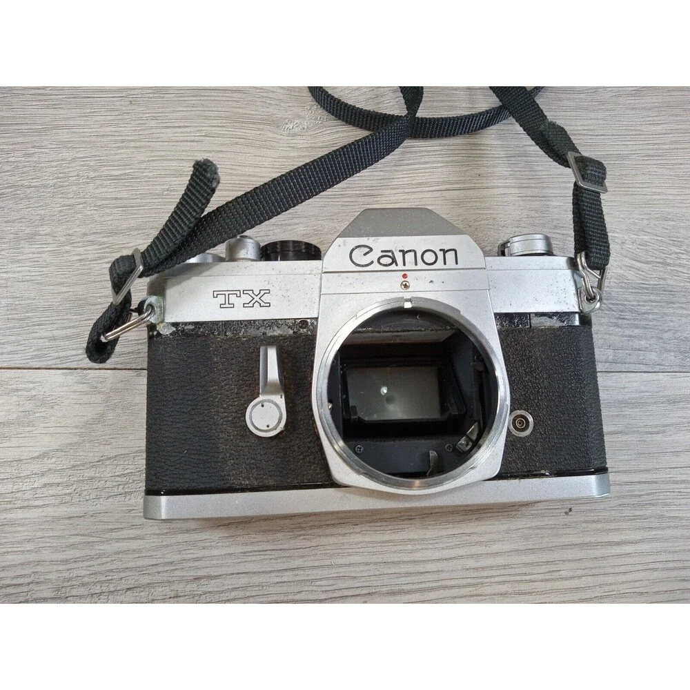 Vintage Canon TX 35mm SLR Film Camera Body Only Untested Parts Or Repair Japan